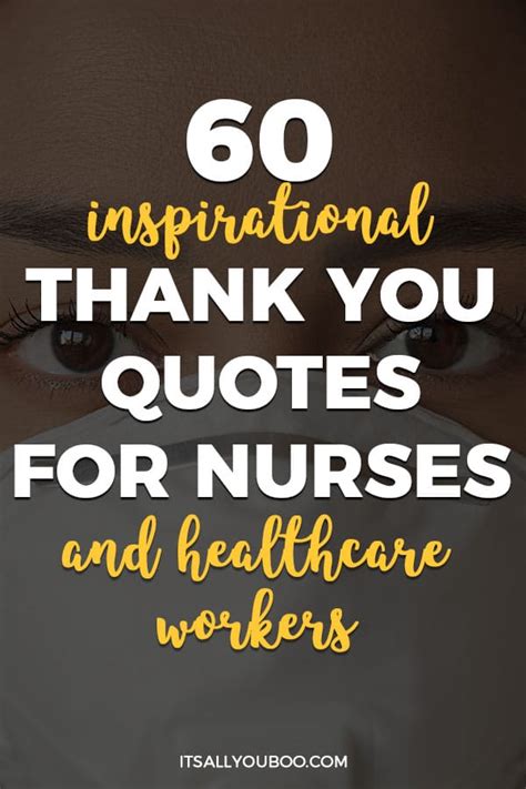 60 Thank You Quotes For Nurses And Healthcare Workers 2024