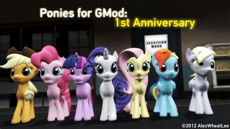 1st Gmod Pony Models Anniversary By Alexwheatlee On Deviantart