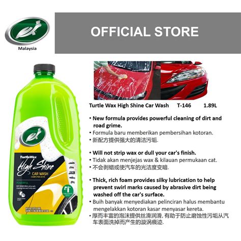 Turtle Wax High Shine Car Wash T Shopee Malaysia