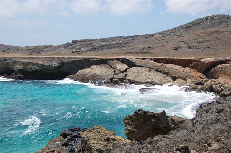 Aruba Natural Bridge Ruins The Photograph Shows A Portion Flickr