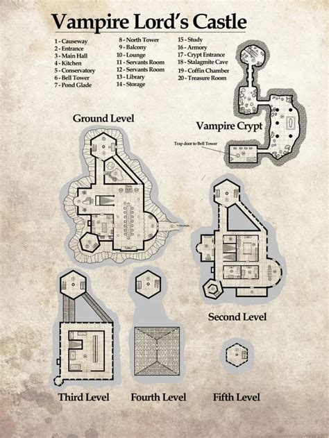 Vampire Lords Castle 45 X 60 Battlemaps Dungeon Maps Fantasy Map