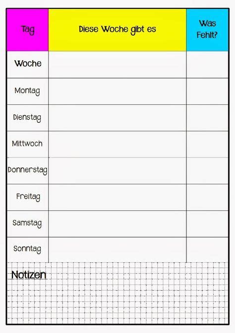 Sie wollen ihre termine für sich selbst oder für alle familienmitglieder planen? Vorlage wöchentlicher Menüplaner - weekly Menuplaner | Vorlagen, Planer, Wochenplan vorlage