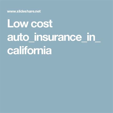 Product liability insurance is normally included in a general liability policy, which costs around $500 to $600 per year on for example, a handbags retailer is likely to have a significantly lower premium than a manufacturer of insecticides. Low cost auto_insurance_in_california (With images) | Low cost auto insurance, Car insurance ...