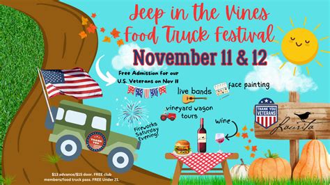it s a jeep thing food truck festival sunday laurita winery