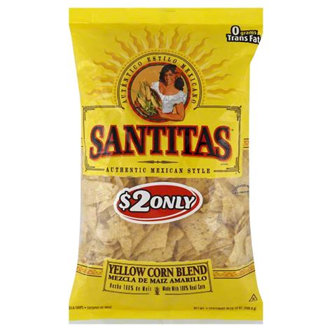 Santitas Yellow Corn Blend Tortilla Chips Shop Snacks And Candy At H E B