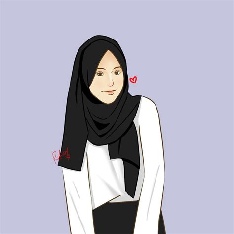 Gambar Kartun Muslimah Anime Perempuan Tomboy Tapi Cantik 60 Gambar