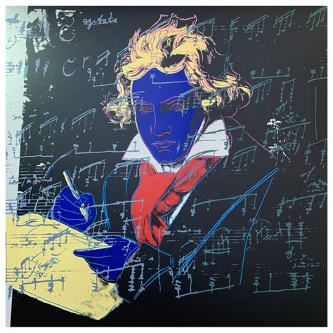 Charitybuzz Andy Warhol Beethoven I Limited Edition Silk Screen Print
