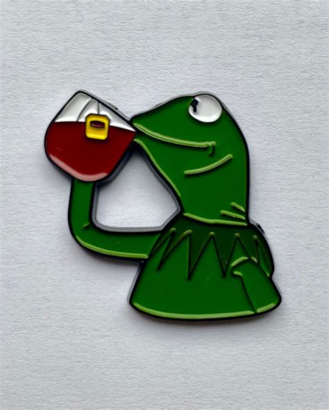 But Thats None Of My Business Kermit Sipping Tea Meme Etsy