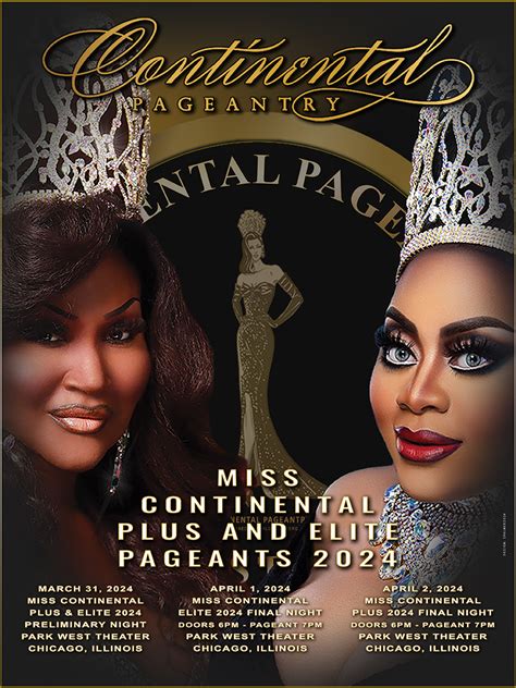 Miss Continental Plus And Elite Pageants 2024