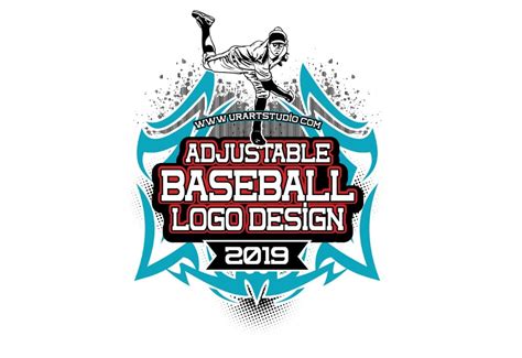 Baseball Adjustable Vector Logo Design For Print Ai Eps Pdf Psd