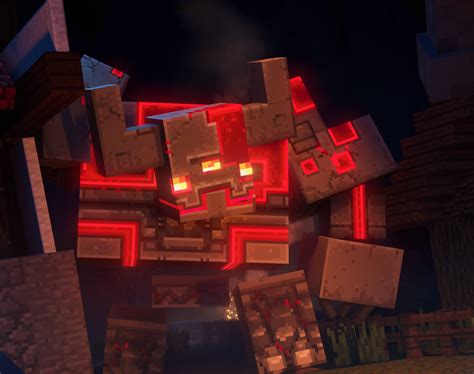 Is The Golem In The Minecraft Dungeons Trailer Made Of Netherite R