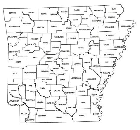 Pulaski county has the highest population among counties of arkansas with population of 391,284. Arkansas Historical County Map - arkansas • mappery