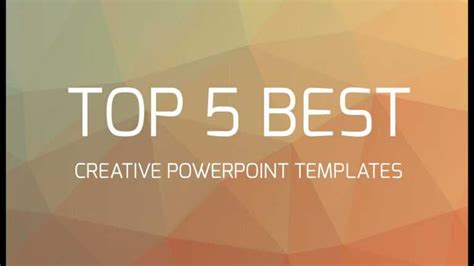 Top 5 Best Creative Powerpoint Templates With Regard To Fancy
