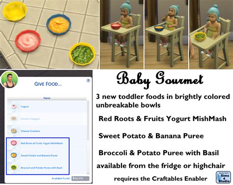 My Sims 4 Blog Gourmet Baby Food By Aom