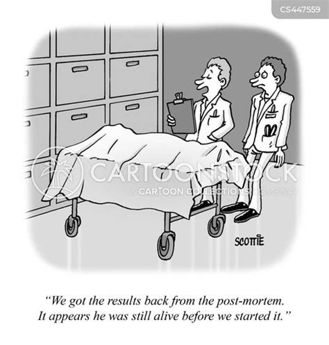 Post Mortem Cartoons And Comics Funny Pictures From Cartoonstock