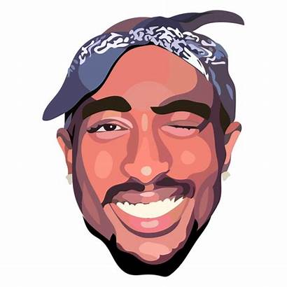 Tupac Shakur Smiling Sticker Lyrical Lemonade Nf