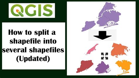 How To Split A Shapefile Into Several Shapefiles Updated Using Qgis