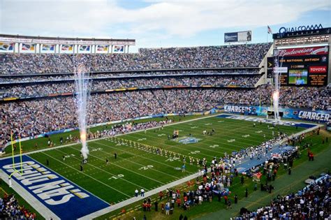 Qualcomm Stadium Chargers Vs 49rs San Diego Chargers Qualcomm