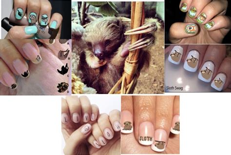 Sloth Nail Art Au