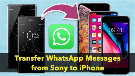 How To Transfer Whatsapp Messages From Sony To Iphone Youtube