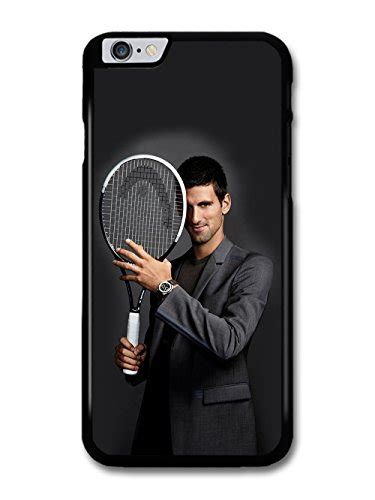 Novak Djokovic Racket Portrait Tennis Player Coque Pour Iphone 6 Plus