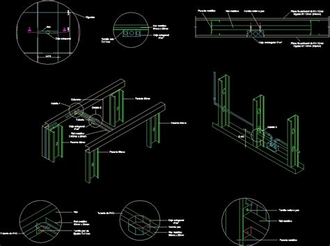 Electric Installations In Panels Dwg Detail For Autocad