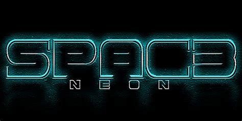 Spac3 Neon Font