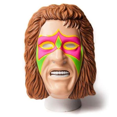 The Ultimate Warrior Wwe Wwf Child Adult Head New Fancy Dress Up Mask