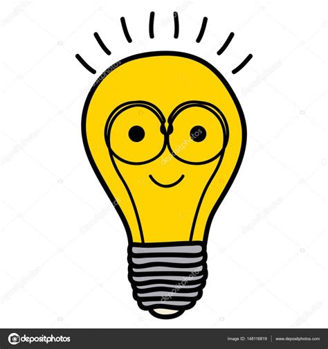 Bombilla Idea Dibujo Light Bulb Drawing Lightbulb Transparent