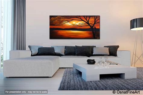 Buy Red Sunset Abstract Landscape 4098