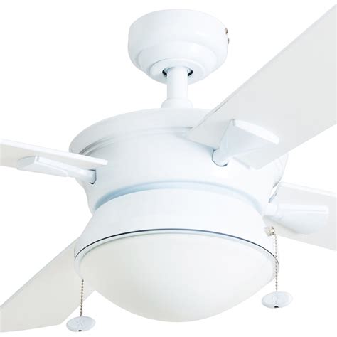 Prominence Home Auletta 52 In White Indooroutdoor Ceiling Fan With