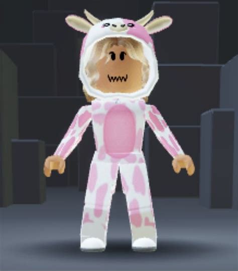 My Roblox Avatar Strawberry Cow Themed Pink Cow Cow