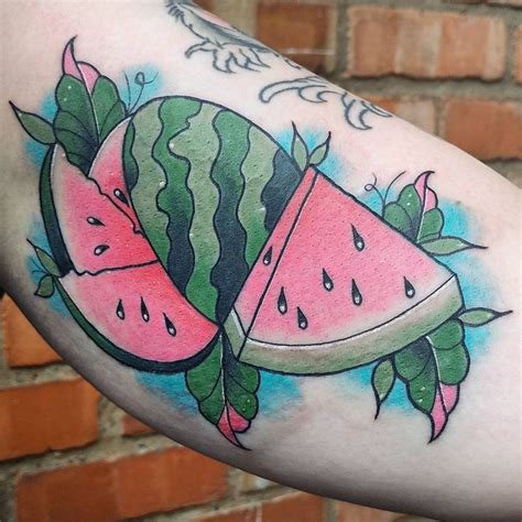 Top Watermelon Tattoos Littered With Garbage In Watermelon