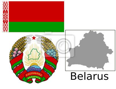 1 093 771 mieszkańców (2020). Flaga białoruś fototapety ścienne na wymiar • REDRO.pl