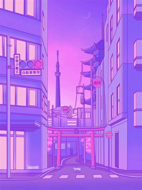 Purple Anime Aesthetic Wallpapers Top Free Purple Anime Aesthetic