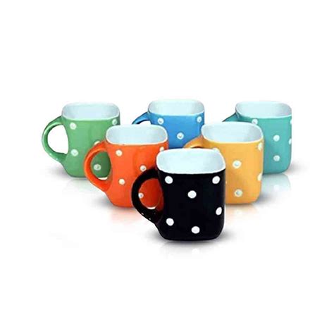 Ceramic Colourful Classic Tea Cup Sets Of Online Call