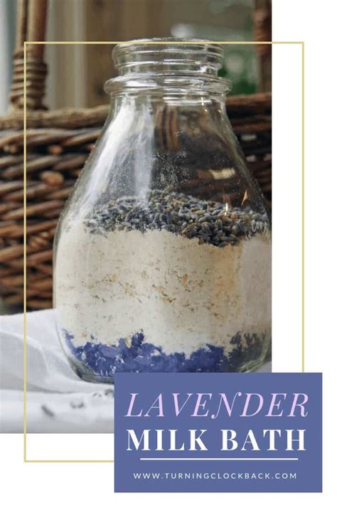 Lavender Diy Oatmeal Milk Bath Recipe Turning The Clock Back