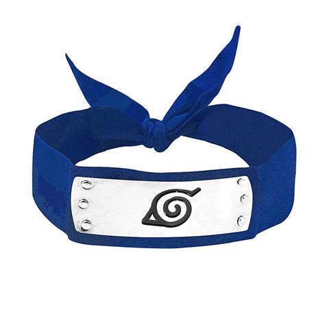 Lackingone Naruto Cosplay Headband Ninja Konoha Headband Blue Amazon Co Uk Sports Outdoors