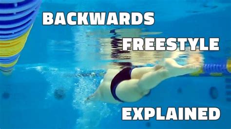 Freestyle involves alternating arms that make windmill arc motions forward while the head is underwater, and the swimmer breathes at the side. Faster swimming with BACKWARDS FREESTYLE | Freestyle ...