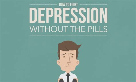 How To Fight Depression Without The Pills Infographic Visualistan