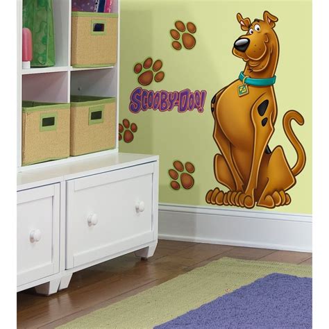 Roommates Rmk1607gm Scooby Doo Peel And Stick Giant Wall Decal Scooby