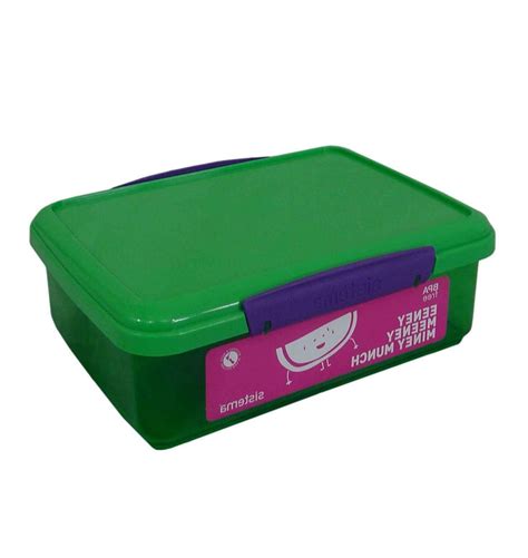 Sistema Lunch Box Microwaveable School Kids Plastic Meal