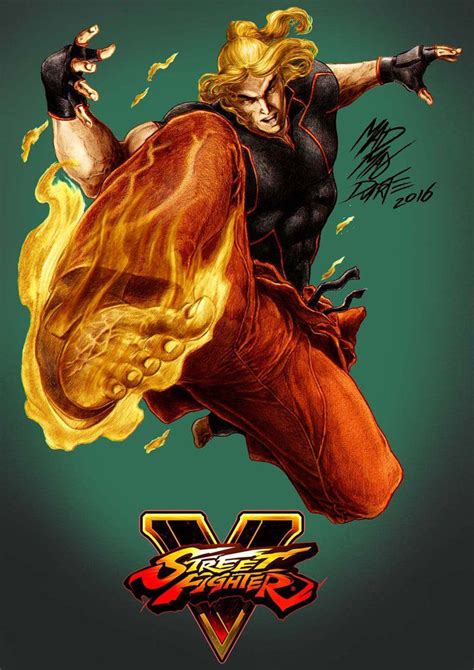 Ken Sf5 By Maxwell Duarte By Madmaxsol Street Fighter Art Street