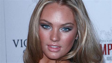 Candice Swanepoel Model Blonde Bonito Lips Sexy Sweet Brunette