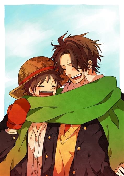 Everything here is sourced to original artist. Luffy & Ace - One Piece Fan Art (25348310) - Fanpop