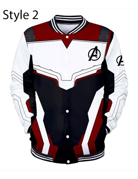 Avengers Endgame Quantum Realm Varsity Jacket
