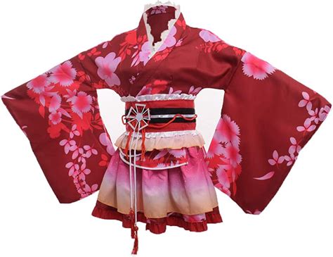 Graceart Japanese Yukata Kimono Costume Anime Cosplay Robe For Women Girls