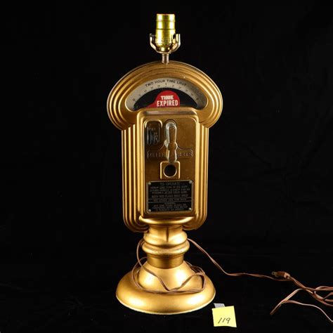 Sold Price Vintage Miller Meter Parking Meter Lamp 205 Invalid Date Est