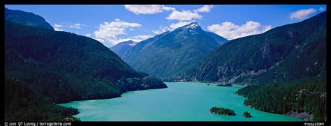Panoramic Picturephoto Turquoise Colored Lake And Mountains North