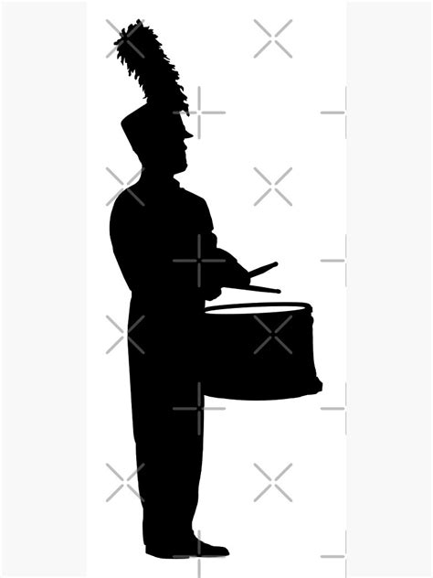 Marching Band Snare Drummer Standing Poster For Sale By Vistascribe